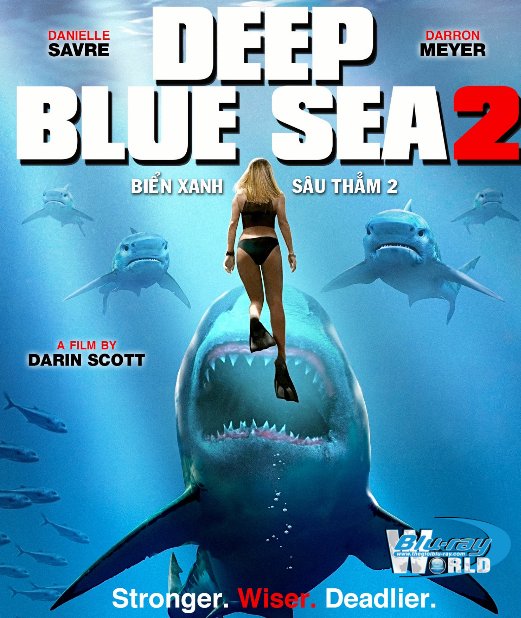 B3504. Deep Blue Sea 2 2018 - Biển Xanh Sâu Thẳm 2 2D25G (DTS-HD MA 5.1) 